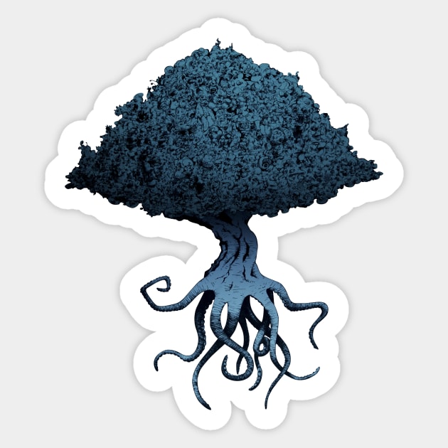 Squidtree Sticker by MSB_Art